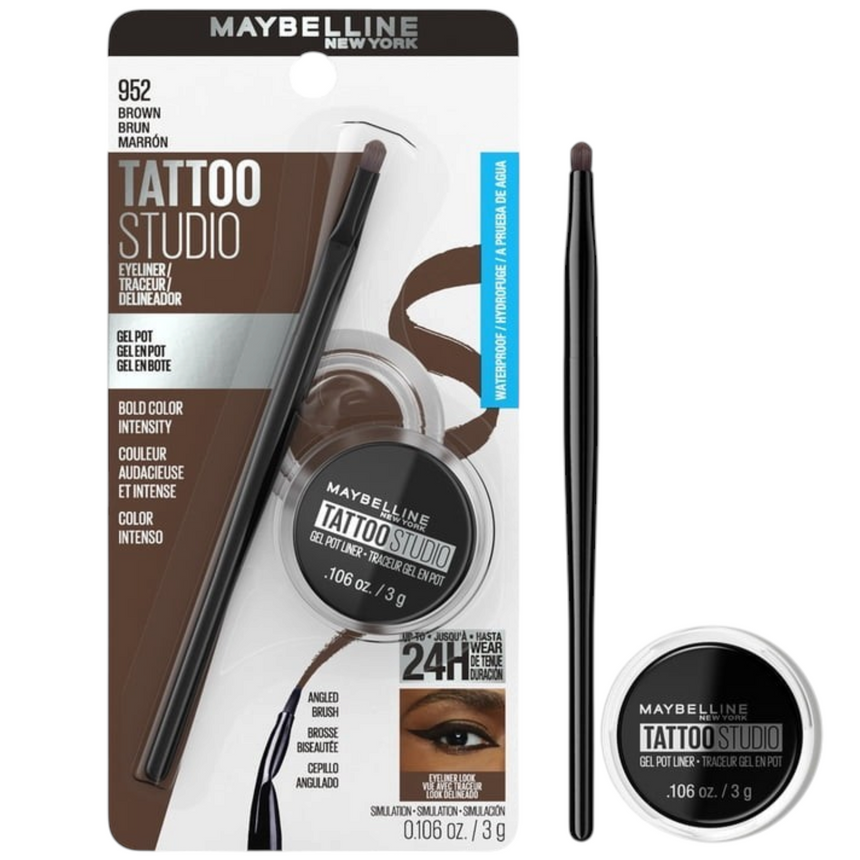Delineador en Gel Maybelline Lasting Drama Waterproof