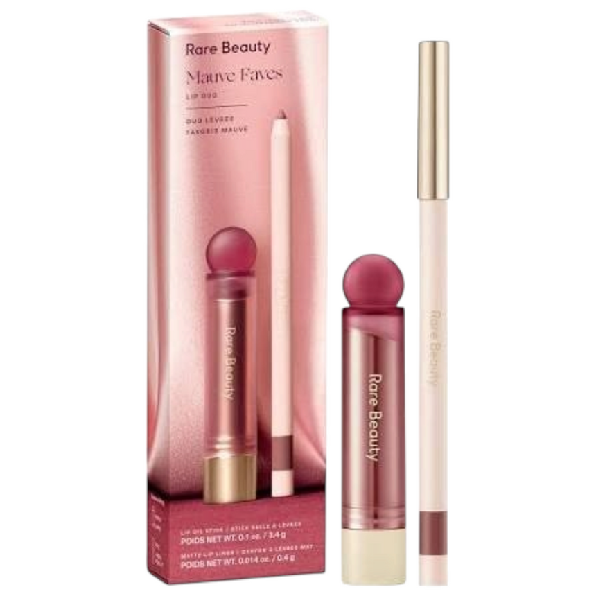 Dúo de Labios Rare Beauty x Selena Gomez Mauve Faves Lip Duo