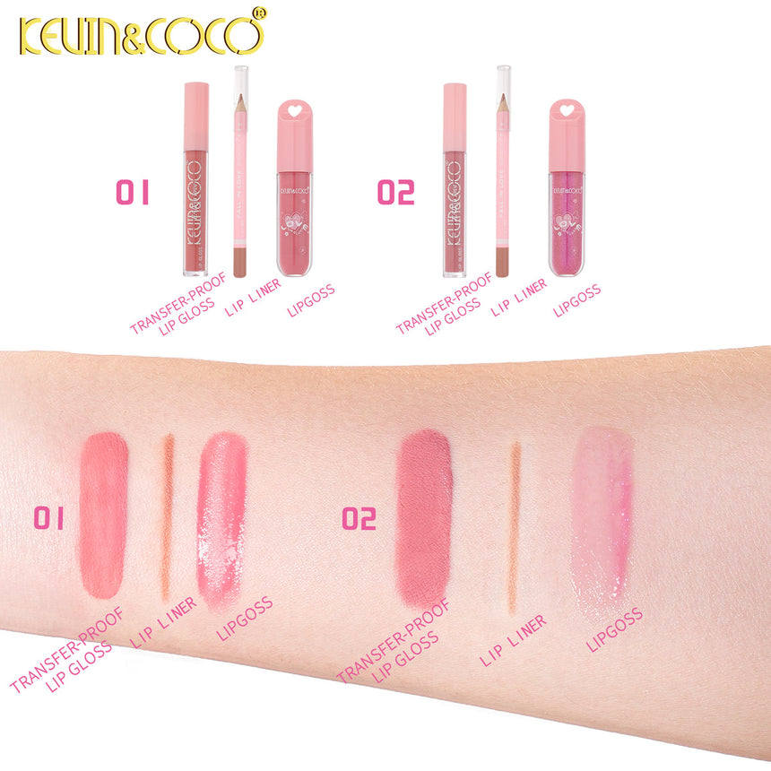 Dúo de Labios Kevin & Coco Fall in Love Lip Duo