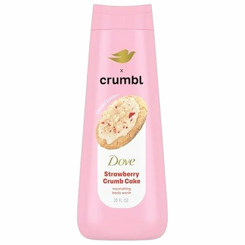 Gel de Baño Sabor a Galleta de Fresa Dove Crumbl Strawberry Crumb Cake Gel Shower 20fl oz