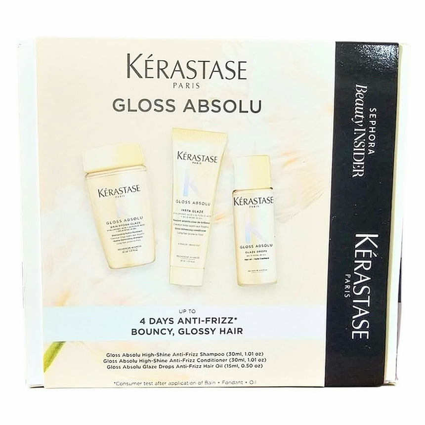Kit Anti Frizz para Cabello Kérastase Gloss Absolu 4 Days Anti Frizz
