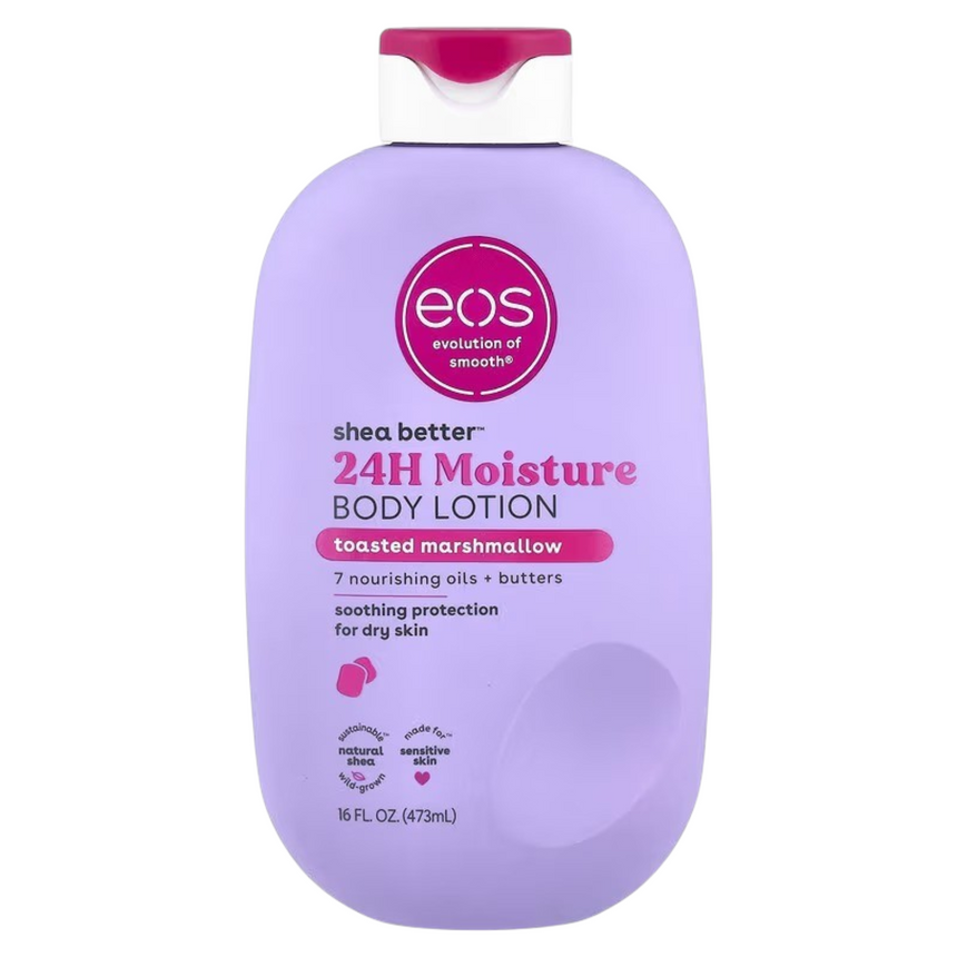 Loción Corporal EOS Shea Better Toasted Marshmallow 24h Moisture Body Lotion