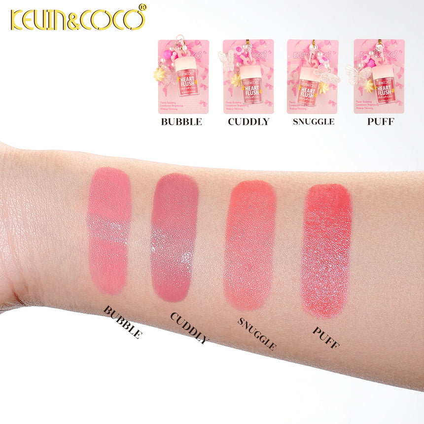 Rubor con Llavero Kevin & Coco Heart Blush Keychain