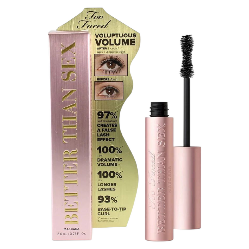 Máscara de Pestañas Too Faced Better Than Sex Voluminizing & Lengthening Mascara