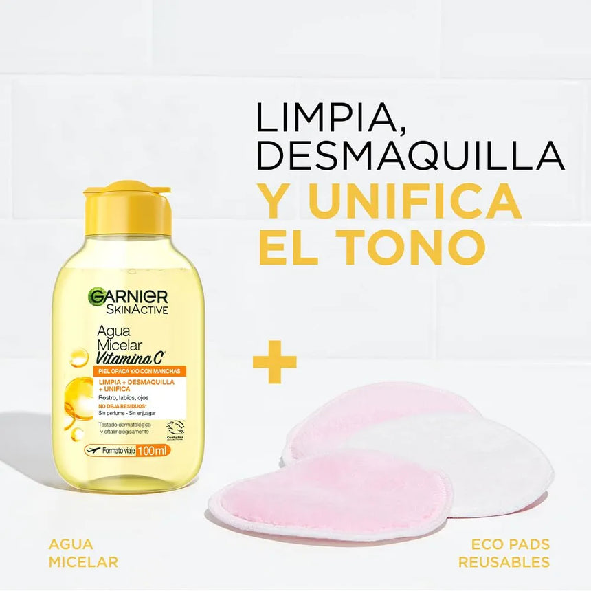 Agua Micelar con Vitamina C Garnier Skin Active