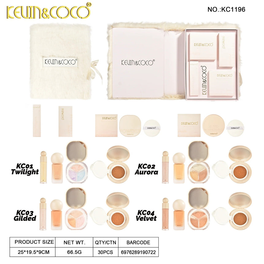 Set de Maquillaje Kevin & Coco Comprehensive Makeup Collection
