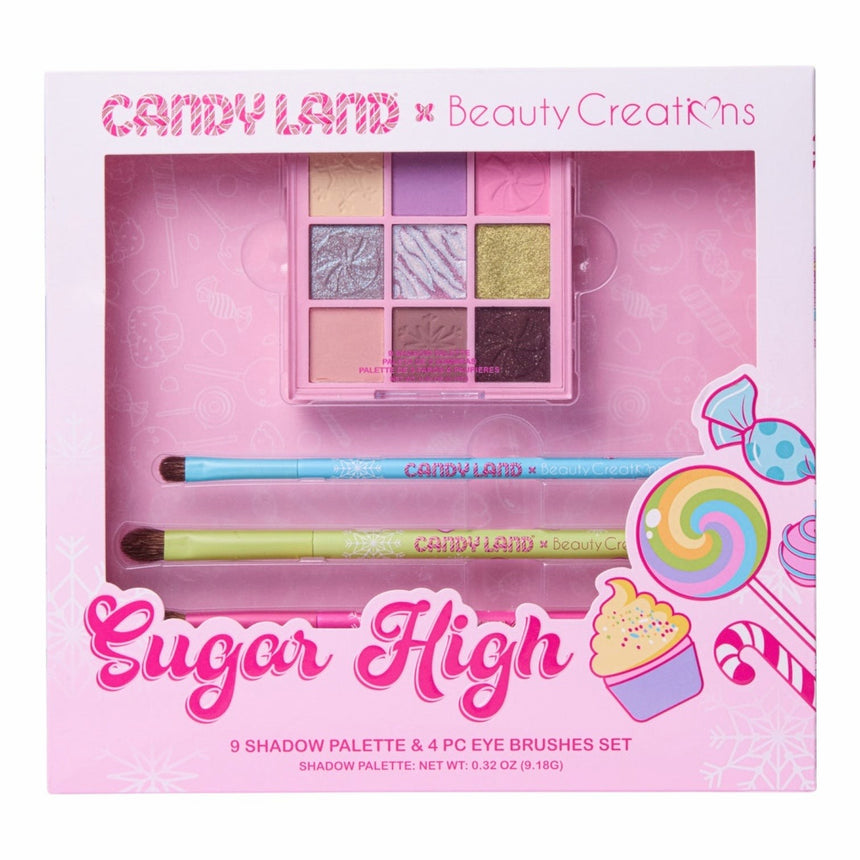 Kit de Sombras Candy Land x Beauty Creations Sugar High