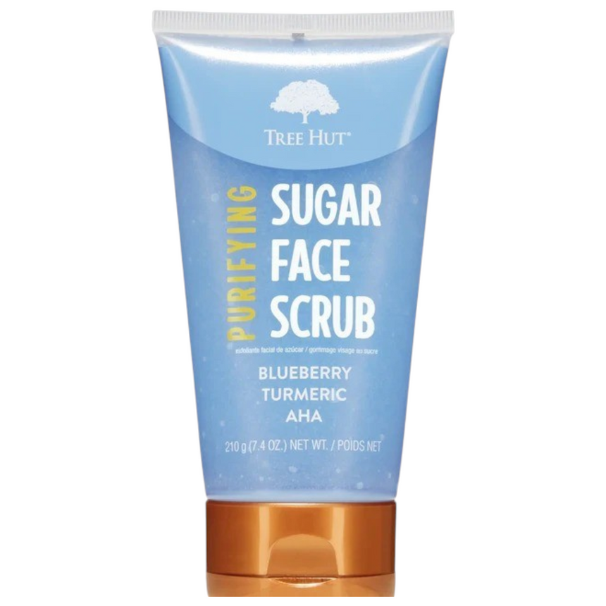 Exfoliante Facial Tree Hut Face Scrub Blueberry Turmeric Aha 210g