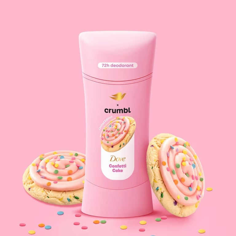 Desodorante en Spray Dove Spray Deodorant Crumbl Concerto Cake
