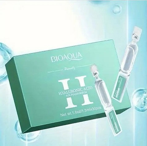 Kit de Ampollas de Ácido Hialurónico Bioaqua Hyaluronic Acid Moisturizer Repairing Tighten