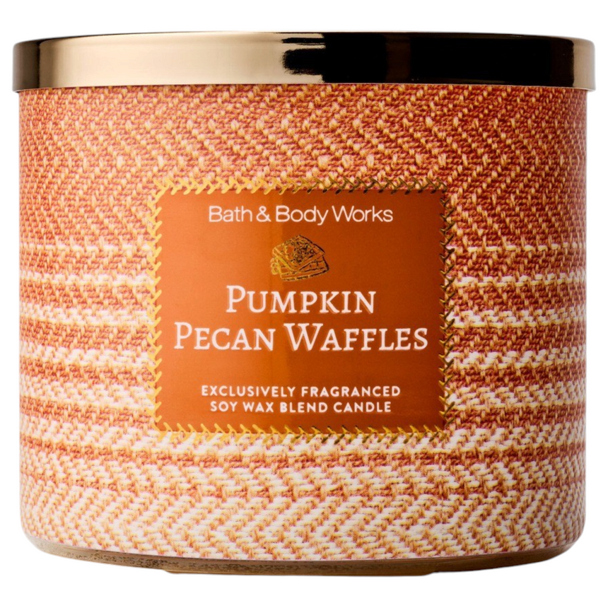 Candela de 3 Mechas Bath & Body Pumkin Pecan Waffle 3 Wick Candle