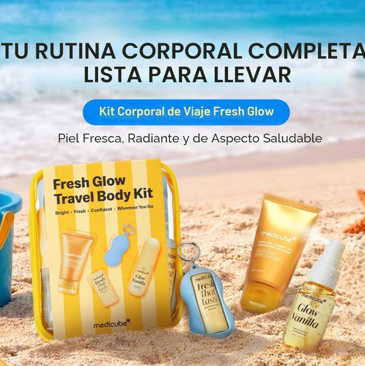 Kit de Skincare Medicube Fresh Glow Travel Body Kit