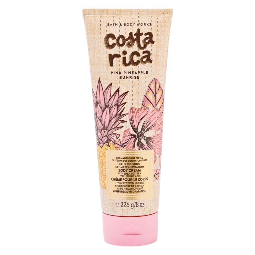 Crema Corporal Costa Rica Bath & Body Pink Pineapple Sunrize Ultimate Body Cream 226g