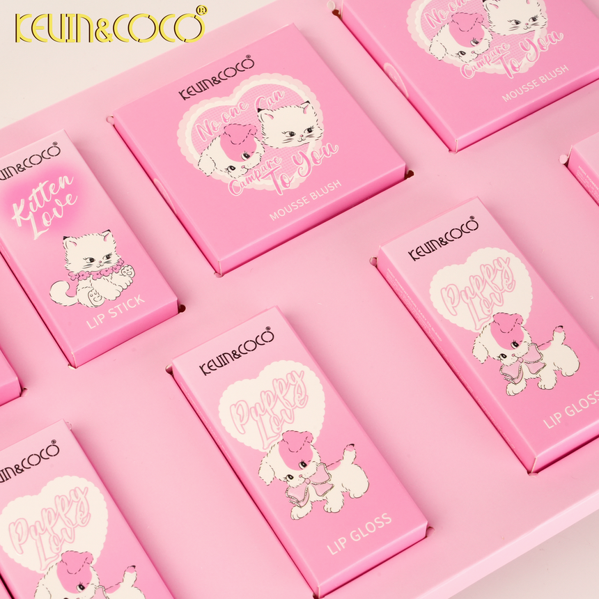 Kit de Labiales y Rubores Kevin & Coco Kit Cutie Loveseries