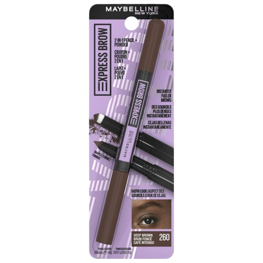Dúo de Lápiz de Cejas Maybelline Express Brow Duo