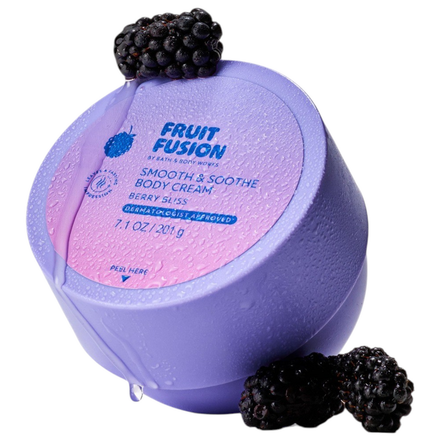 Crema Corporal Bath & Body Berry Bliss Fruit Fussion Smooth & Soothe Body Cream 201g