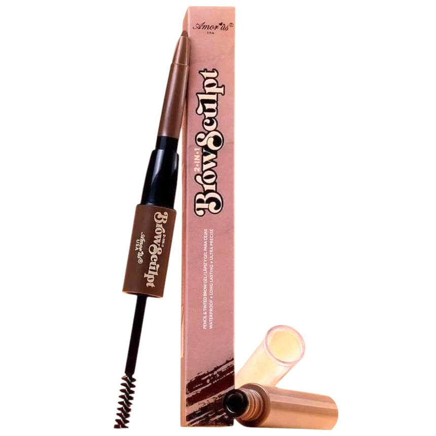 Lápiz y Gel de Cejas Amor Us Brow Sculpt 2 in 1 Pencil Gel