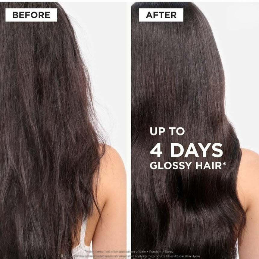 Kit Anti Frizz para Cabello Kérastase Gloss Absolu 4 Days Anti Frizz