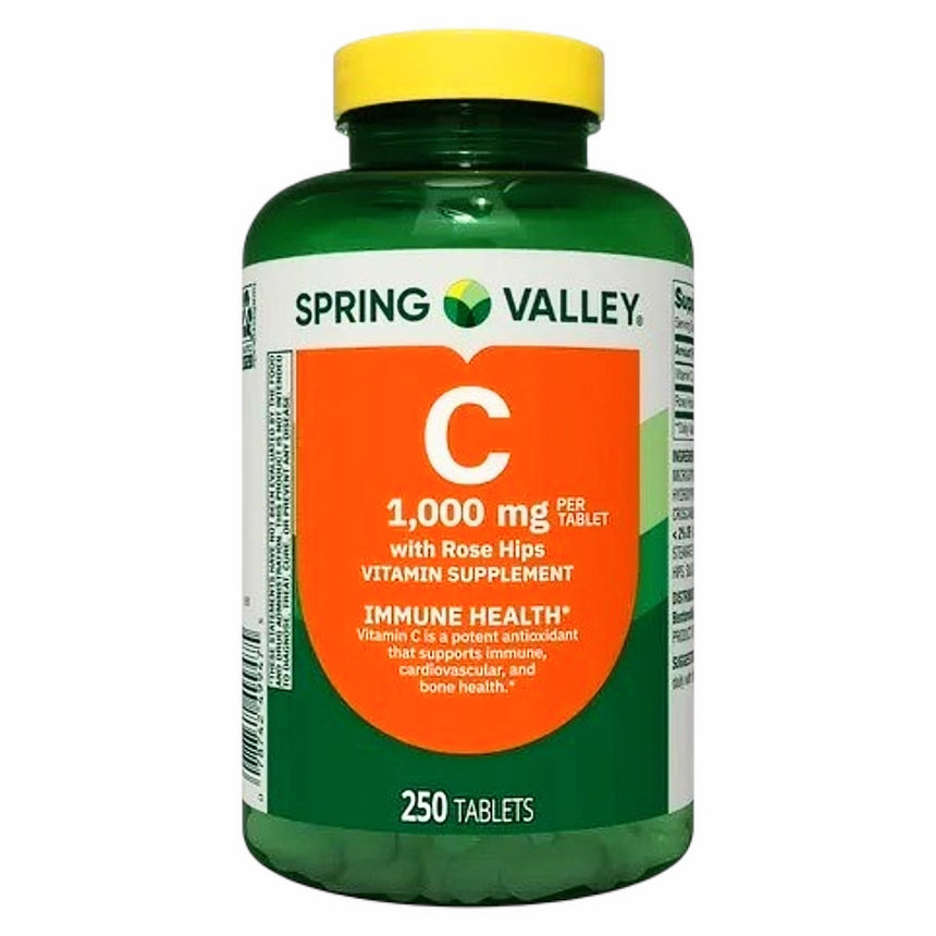 Tabletas de Vitamina C Spring Valley C 1000mg Inmune Health 250uni
