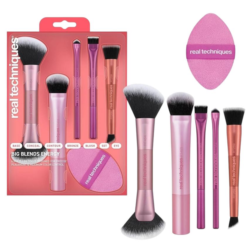 Kit de Brochas Real Techniques Big Blends Energy Brush Set