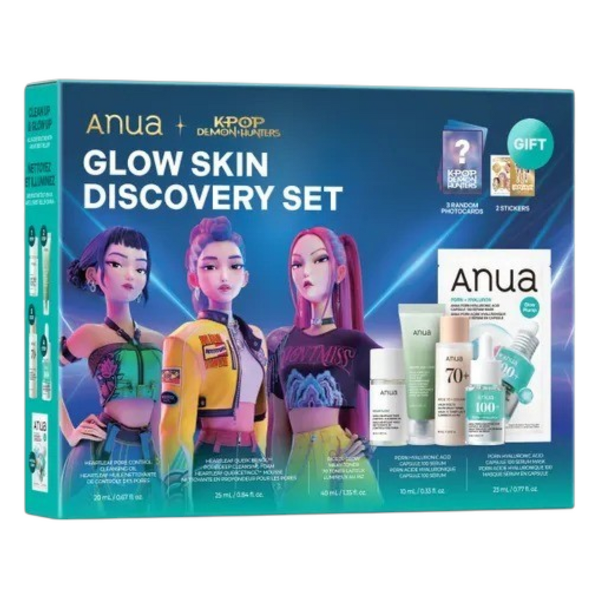 Kit de Skincare Anua Kpop Glow Skin Discovery Set
