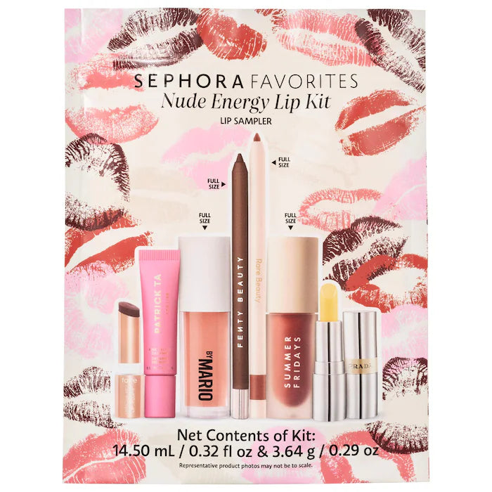 Kit de Labios Sephora Favorites Nude Energy Lip Kit Makeup Set