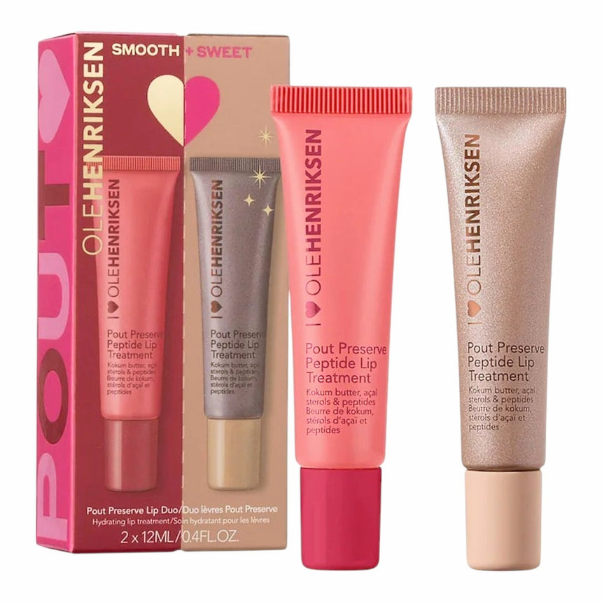 Dúo de Labiales Olehenriksen Smooth + Sweet Pout Preserve Peptide Lip Duo