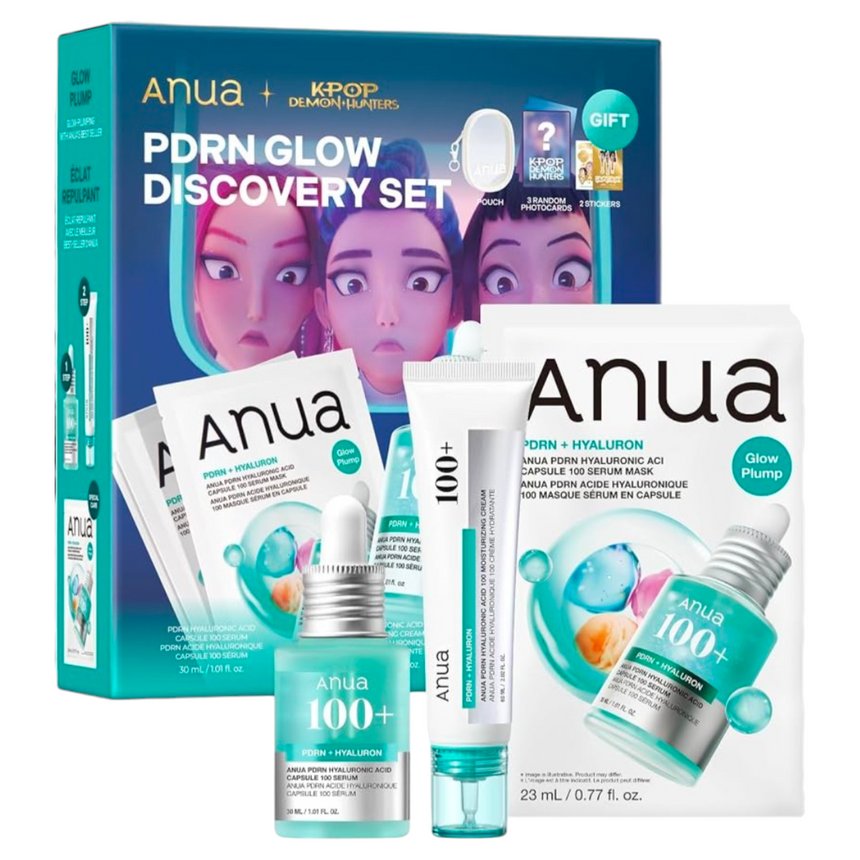 Kit de Skincare Anua Kpop PDRN Glow Discovery Set