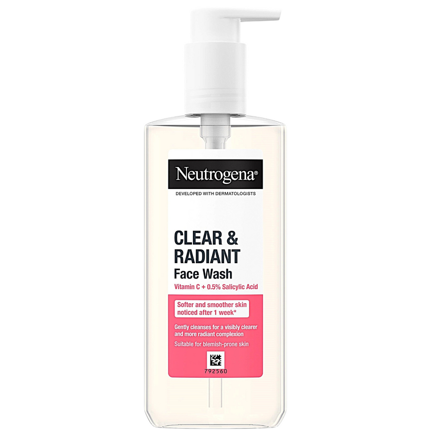 Limpiador Facial Neutrogena Clear & Radiant Face Wash 200ml