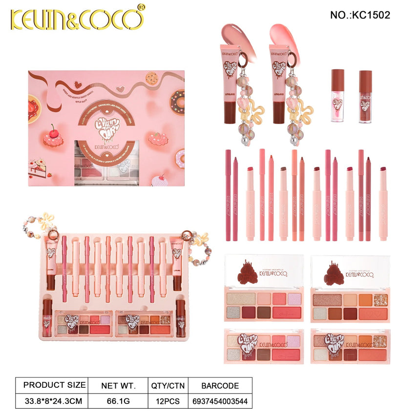 Al por Mayor Kit de Cosméticos Kevin & Coco Sweet Treat Cake Handbag Palette