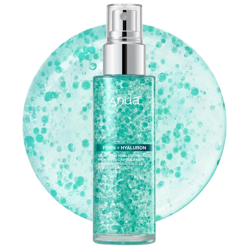 Sérum Facial con Brillo de Colágeno y Niebla Facial Hidratante Anua PDNR + Hyaluron
