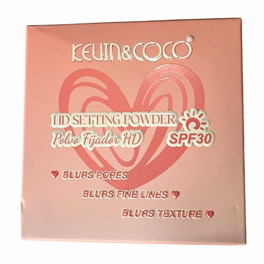 Polvos Fijadores con Protector Solar Kevin & Coco HD Setting Powder 30spf