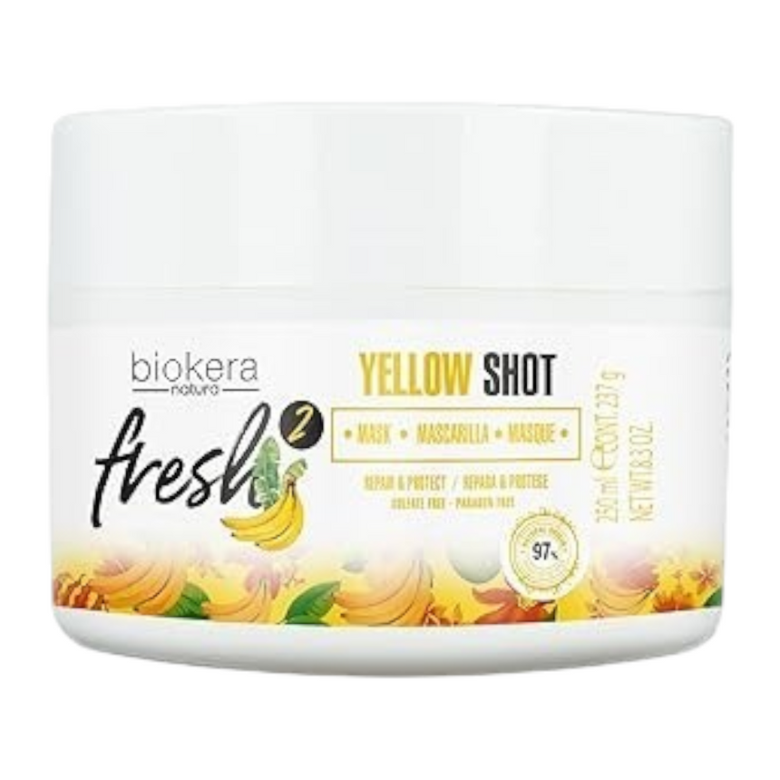 Mascarilla para Cabello Salerm Biokera Yellow Shot