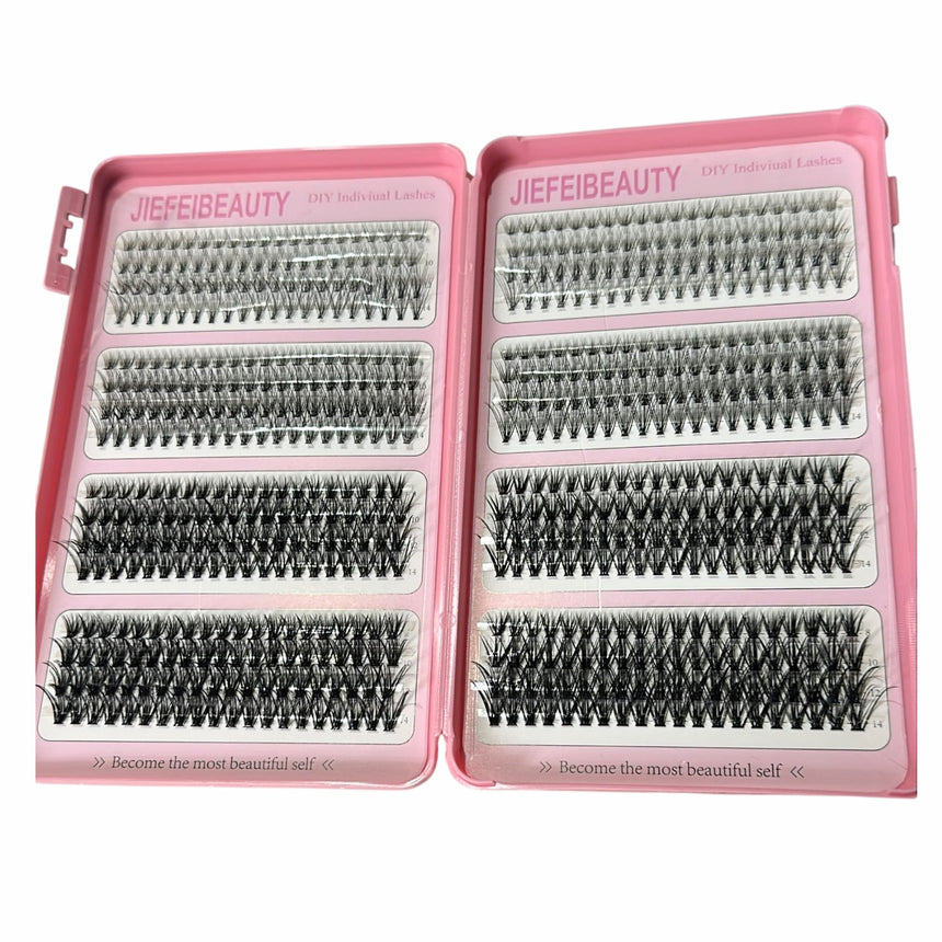 Kit de Pestañas Postizas Jiefei Beauty Eyelash Kit