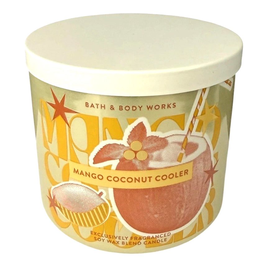 Vela Aromática Bath & Body Mango Coconut 3 Wick Candle