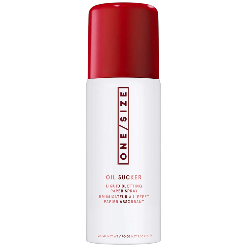 Spray de Papel Secante  Absorbente de Grasa One Size Oil Sucker Liquid Blotting Paper Touch Up Spray 45ml