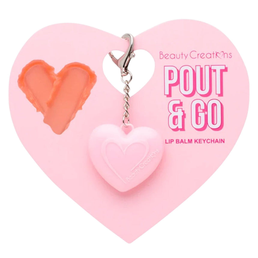 Llavero y Bálsamo Labial Beauty Creations Pout & Go