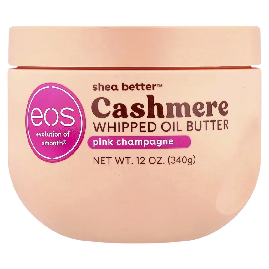 Crema Corporal de Champán Rosa EOS Shea Better Cashmere Whipped Oil Butter 340g