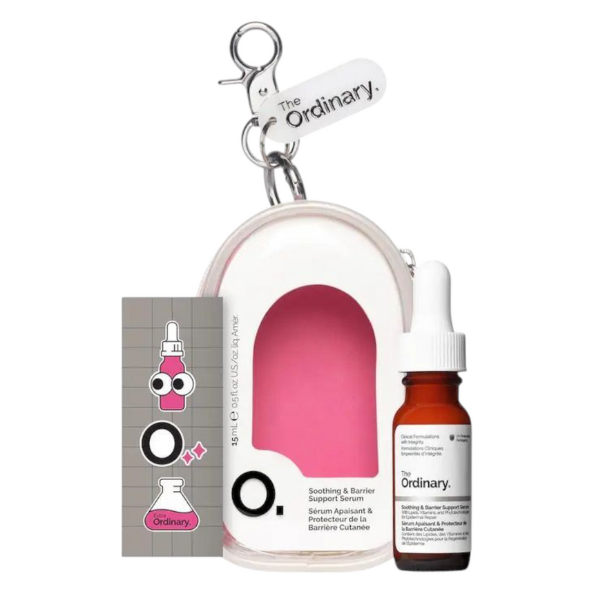 Llavero con Serum y Protector The Ordinary Mini Soothing and Barrier Support Keychain Skincare Gift