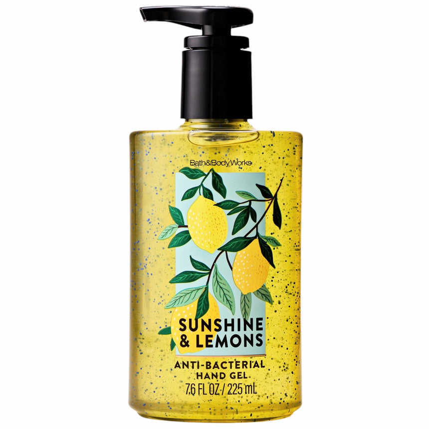 Gel Antibacterial Bath & Body Sunshine & Lemons Revitalizing Hand Sanitizer 225ml