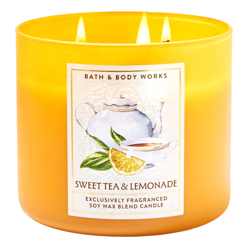 Vela Aromática Bath & Body Sweet Tea & Lemonade 3 Wick Candle