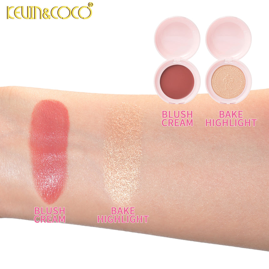 Rubor e Iluminador Kevin & Coco Rose Halo Blush Cream
