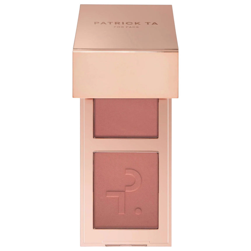 Dúo de Rubor en Patrick Ta Mini Major Headlines Double Take Crème & Powder Blush 2.8g