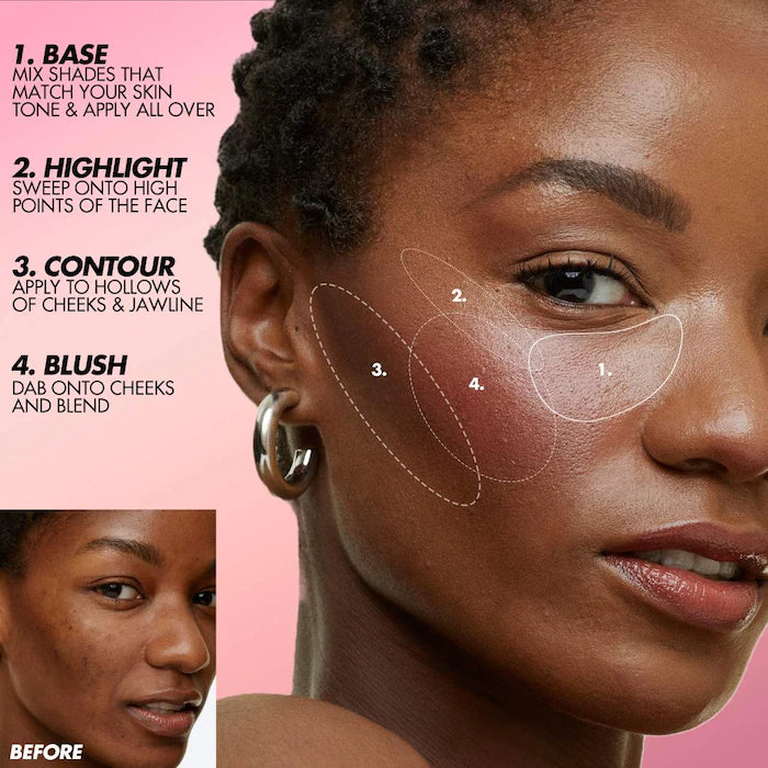 Paleta Multifuncional Makeup Forever HD Skin Face Essentials Full Face Cream Palette