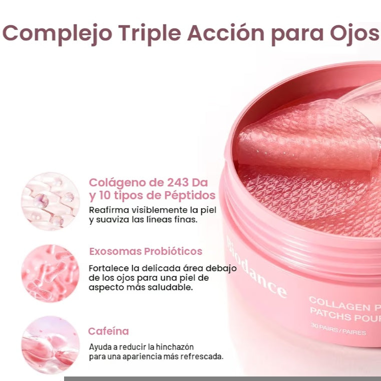 Parches de Péptidos de Colágeno para Contorno de Ojos Biodance Collagen Pepdite Eye Patches