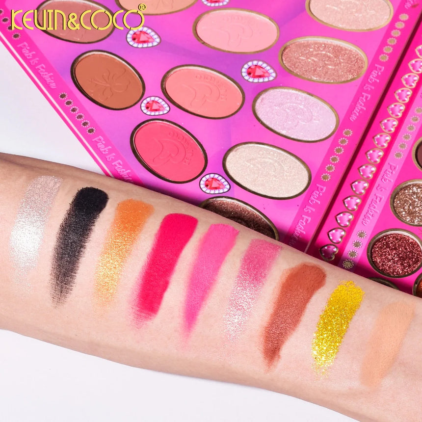 Sombras Kevin & Coco Pink Glam Triangle Palette