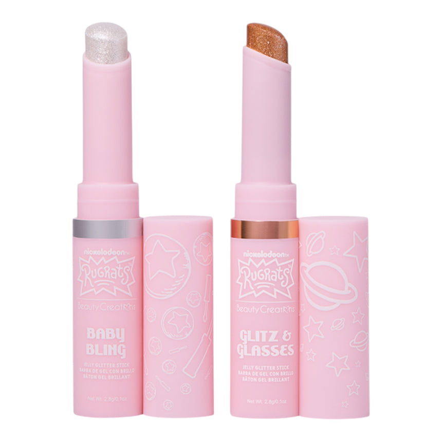 Dúo de Gel con Brillo en Barra Beauty Creations x Rugrats Tiny But Shiny Jelly Glitter Stick Set