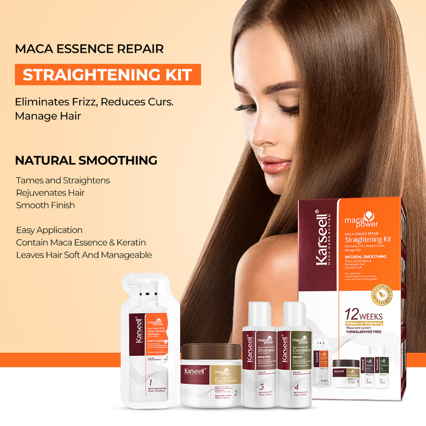 Kit de Alisado con Esencia de Maca Karssell Straightening Kit
