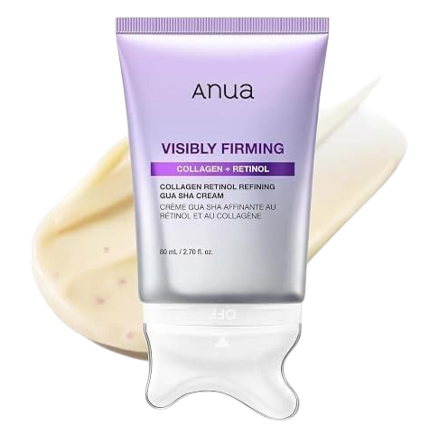 Crema de Gua Sha Refinadora de Retinol de Colágeno Anua Visibly Firming Collagen Retinol