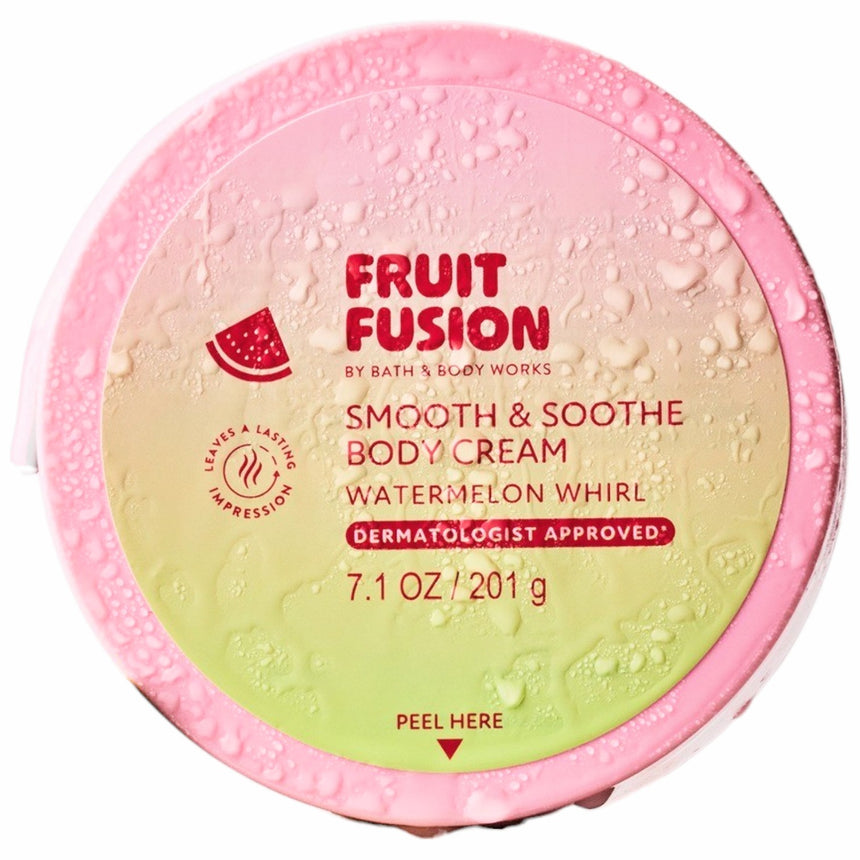 Crema Corporal Bath & Body Fruit Fussion Watermelon Whirl Smooth & Soothe Body Cream 201g